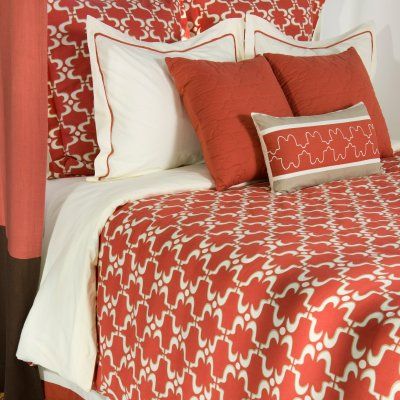 home living - Rizzy Rugs Taza Duvet Set - coral tangerine orange.jpg